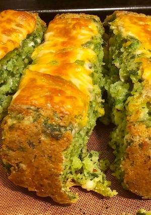 Sajtos, spenótos puha “kenyer” recept fotója