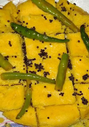 A picture of Dhokla.
