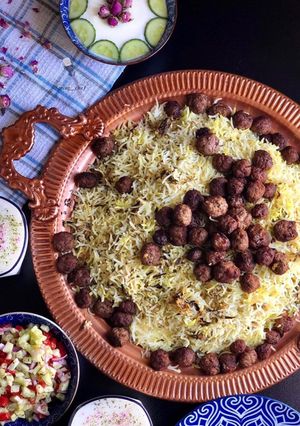 عکسی از دستور کلم پلو اصل شیرازی