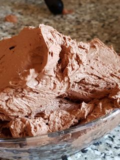 Una foto de Ganache Montada de Chocolate Negro