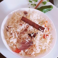 A picture of Ghee rice.