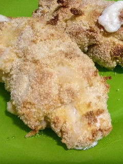 Una foto de Rollitos de pechuga rellena al horno