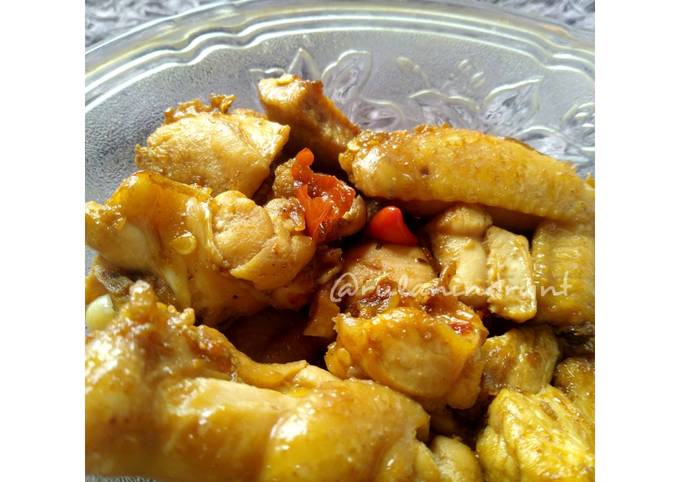 Ayam kecap (pedas manis)