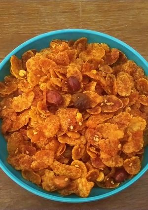 નોન ફ્રાય ઇન્સ્ટન્ટ કોર્ન ફ્લેક્સ ચેવડા (Non Fry Instant Corn Flax Chevda Recipe In Gujarati) રેસીપી મુખ્ય ફોટો