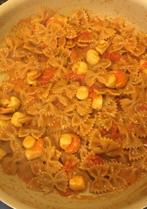 Foto di Farfalle integrali con capesante