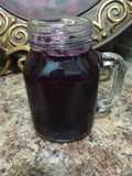 Agua de jamaica y ciruela