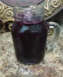 Agua de jamaica y ciruela