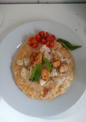 Una foto de Risotto de Pollo