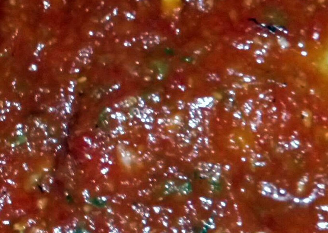 Roasted red bell pepper sauce