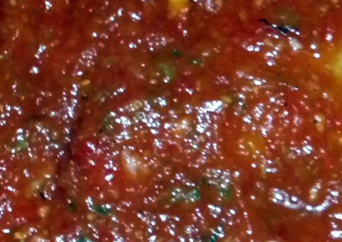 Step-by-Step Guide to Make Perfect Roasted red bell pepper sauce
