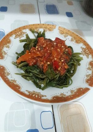 Foto resep Peleching kangkung anti galau