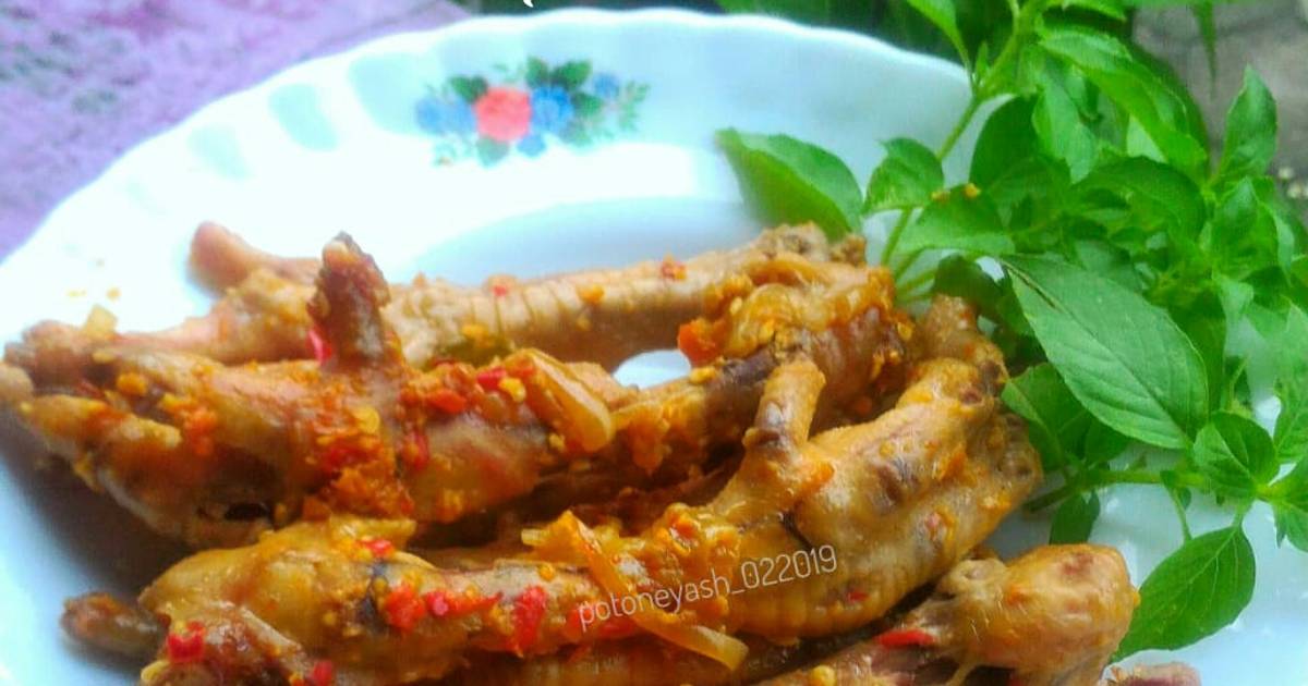 Resep 126 Ceker Pedas Tulang Lunak Oleh Yash Larasati Cookpad