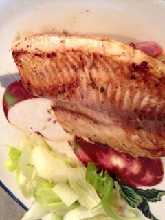 A picture of Fried Tilapia Fillet ( With Lemon & Garlic ).