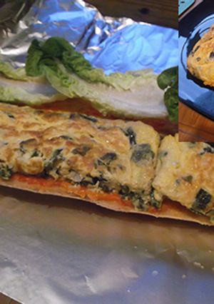 Foto principal de Bocadillo de wakame y bacalao