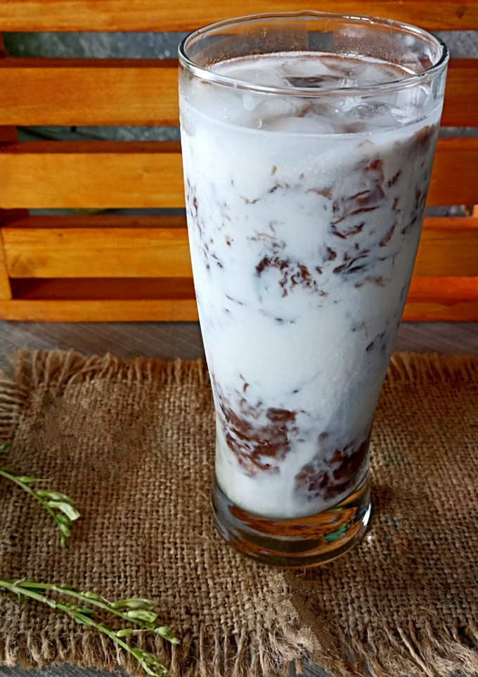 Foto resep Es lumut jely coklat
