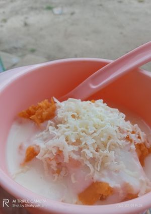Foto resep Ubi Oren Saus Fla Keju Snack Mpasi Shafiyyah 9+