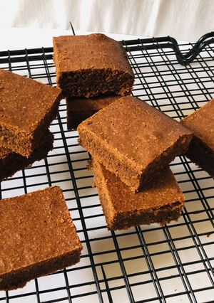 A picture of Ginger Fudge Brownies.