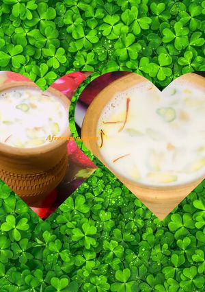 A picture of Smoked dry fruits milk /muharram ka sharbat.