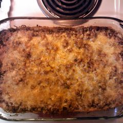 A picture of Turkey Enchilada Casserole.