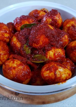 A picture of Telur Bumbu Merah.