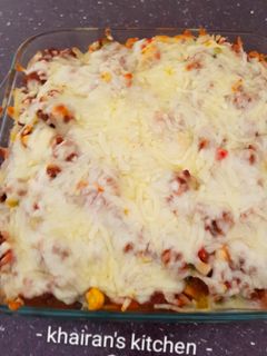 Plantain lasagna ainihin hoton girkin