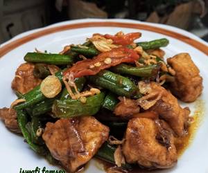 Cara Memasak Cepat Tumis udang tahu kacang panjang Yummy Mantul