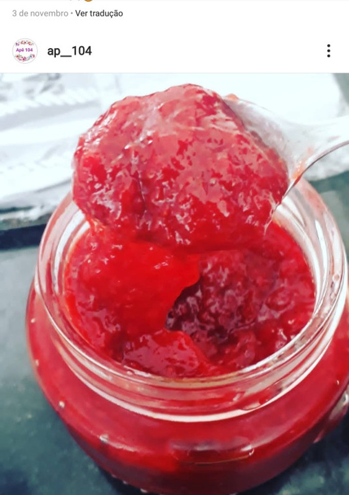 Foto de Geléia Fit de morango