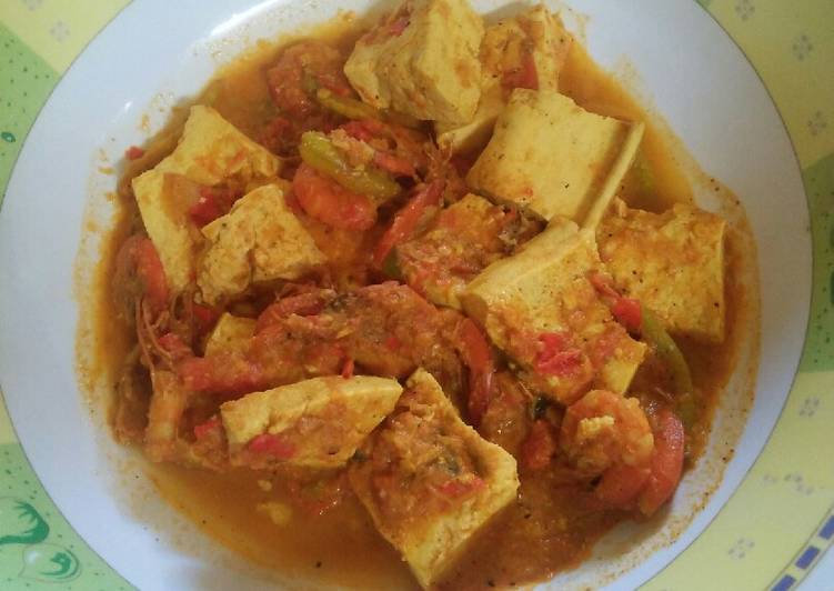 Udang tahu bumbu jangkep(lengkap)