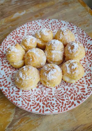 Foto resep Kue Soes Vla Putih Keju