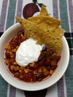 A picture of Meatless Chilli.