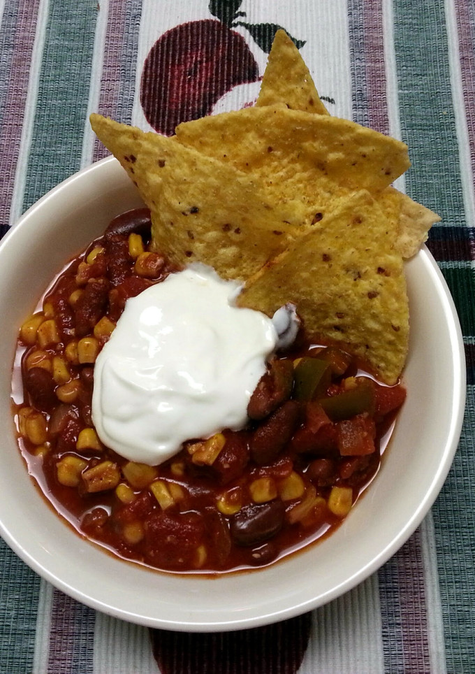 A picture of Meatless Chilli.