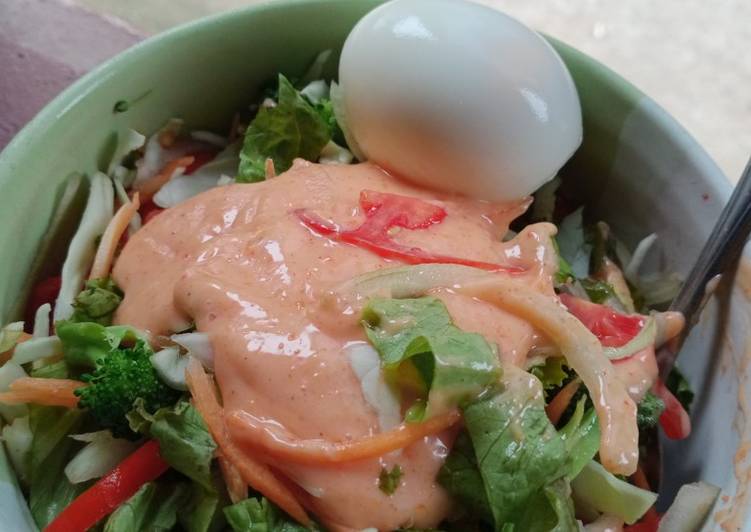 Resep Salad sayur Menggugah Selera