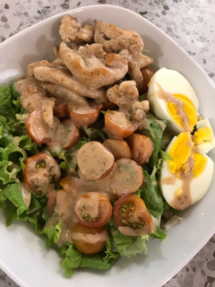 Foto resep Salad sayur dengan protein