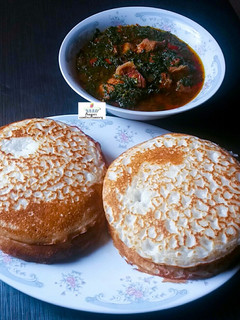 A picture of Sinasir (Rice pancake).