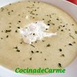 Crema de hortalizas con requesón