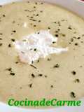Crema de hortalizas con requesón