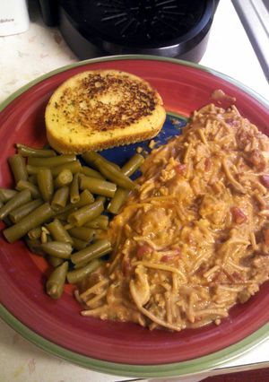A picture of Chicken Spaghetti.