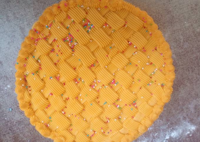 Easiest Way to Prepare Ultimate Basket buttercream cake