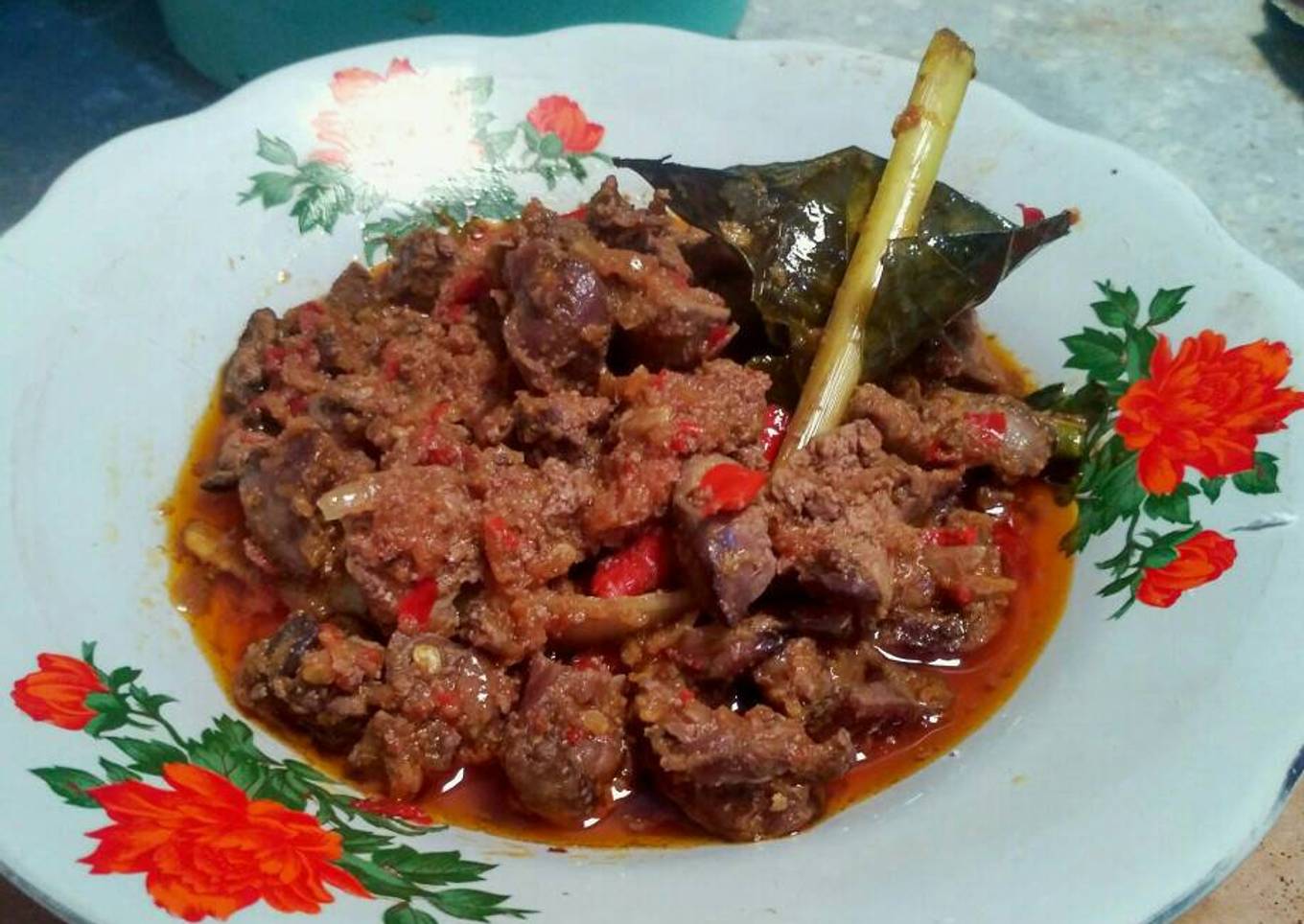 Balado Ati Ampela Ayam