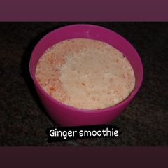 A picture of Ginger smoothie.