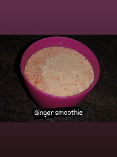 A picture of Ginger smoothie.