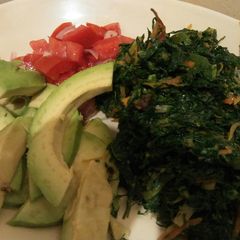A picture of Fried sukuma.