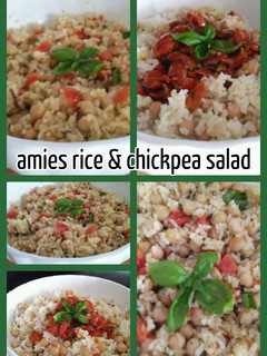A picture of AMIEs RICE & CHICKPEA Salad.