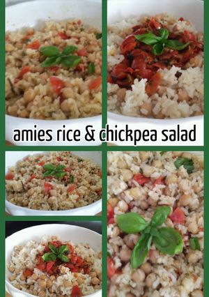 A picture of AMIEs RICE & CHICKPEA Salad.