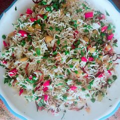 A picture of Colour full pulao.