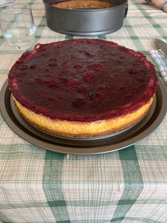Una foto de Tarta de queso sin gluten 🍰