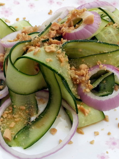 A picture of Cucumber Salad Top Peanut.