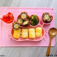 Thịt heo bọc trứng cút chiên - ăn dặm blw