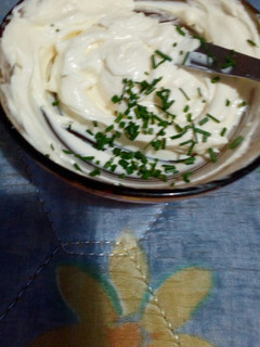 Una foto de Queso philadelphia con ciboulette