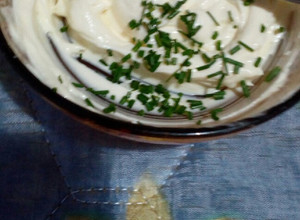 Una foto de Queso philadelphia con ciboulette